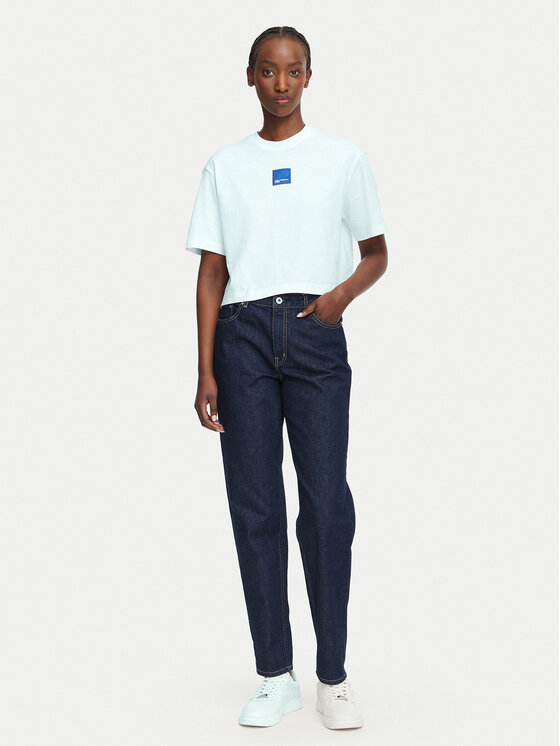 Karl Lagerfeld Jeans Karl Lagerfeld Jeans T-shirt B3W17022 Bijela Boxy Fit