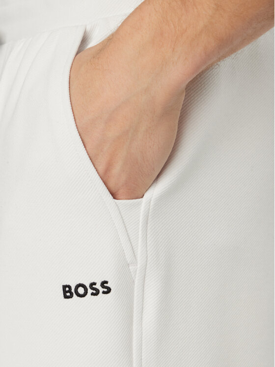 BOSS BOSS Melegítő alsó Member Hurley 50558602 Fehér Regular Fit