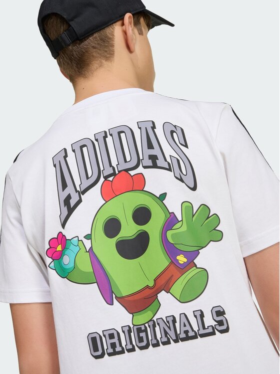 adidas adidas T-Shirt 169813 Biały Loose Fit