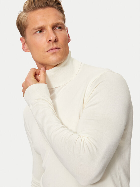 Only & Sons Only & Sons Rollkragenpullover Wyler 22020879 Écru Regular Fit