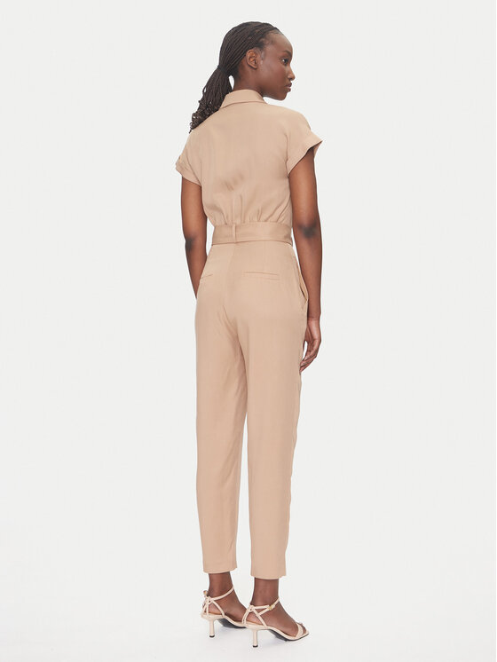 ACCESS FASHION ACCESS FASHION Kombinezon 53-5511-128 Beżowy Regular Fit