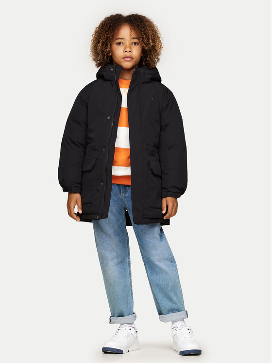 Tommy Hilfiger Tommy Hilfiger Μπουφάν χειμωνιάτικο KS0KS00605 Μαύρο Regular Fit