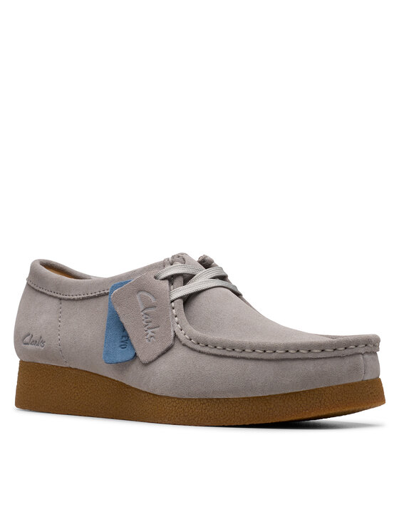 Clarks Clarks Pusbačiai WallabeeEVOSh 26181477 Pilka