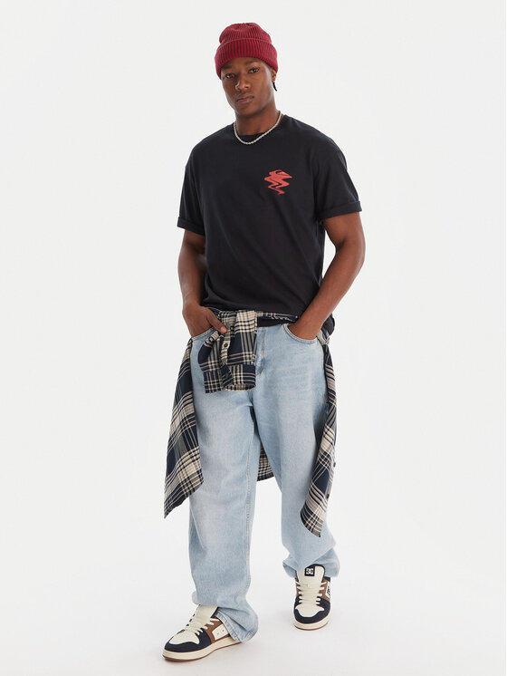 Quiksilver Quiksilver Tričko Elderberry EQYZT08200 Čierna Regular Fit