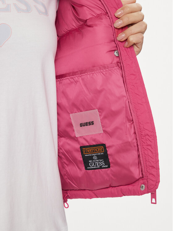 Guess Guess Преходно яке Bertina V4RL00 WFYE2 Розов Regular Fit