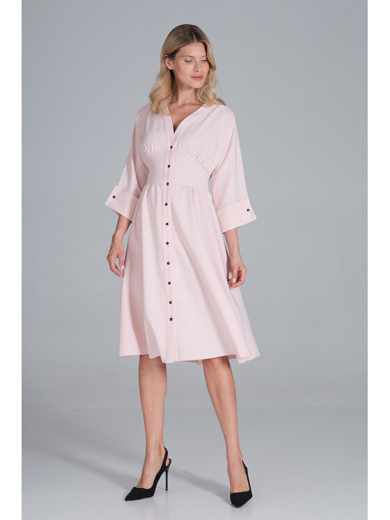 FIGL FIGLFIGL Vestito M843 Rosa Regular Fit