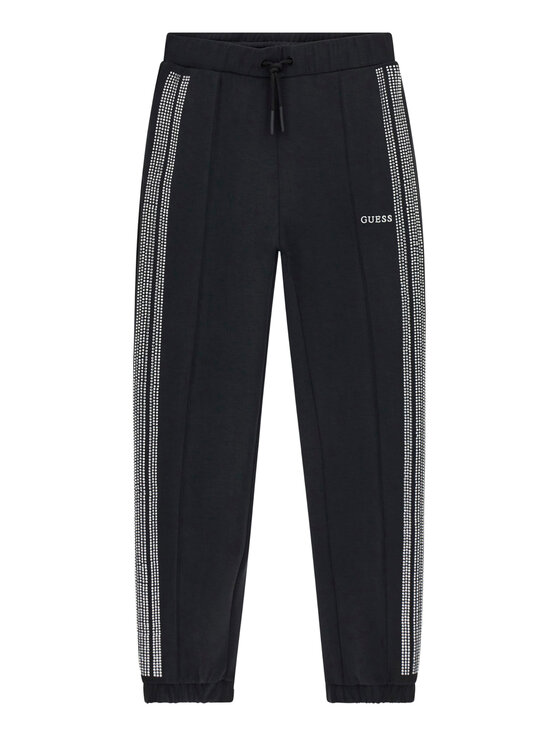 Guess Guess Teplákové nohavice J6RB17 KCAY2 Čierna Regular Fit