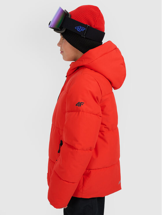 4F 4F Kurtka narciarska BASIC SKI Czerwony Regular Fit