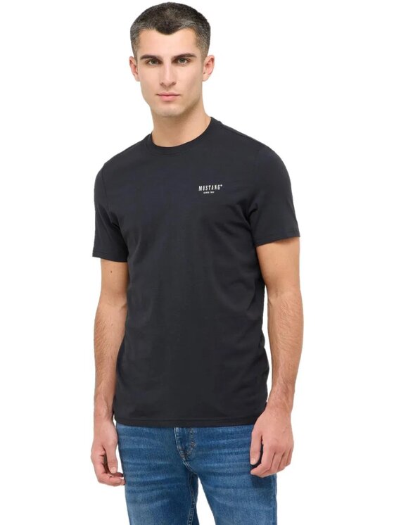 Mustang Mustang T-shirt Style Austin Nero Regular Fit