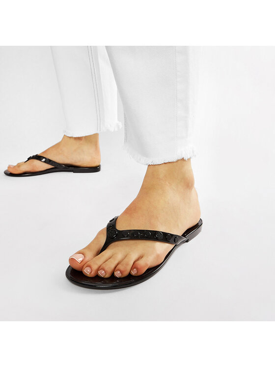 Tory Burch Tory Burch Zehentrenner Studded Jelly 76555 Schwarz