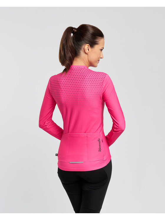Rivanelle Rivanelle Koszulka rowerowa STARLIGHT WINTER Różowy Narrow Fit
