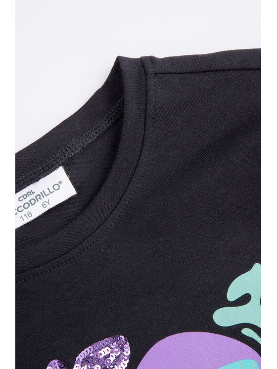 Coccodrillo Coccodrillo T-Shirt ZC5143103RGK-021 Czarny Regular Fit