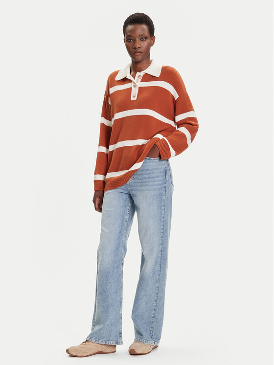 Gant Gant Pulover 4805341 Rjava Relaxed Fit