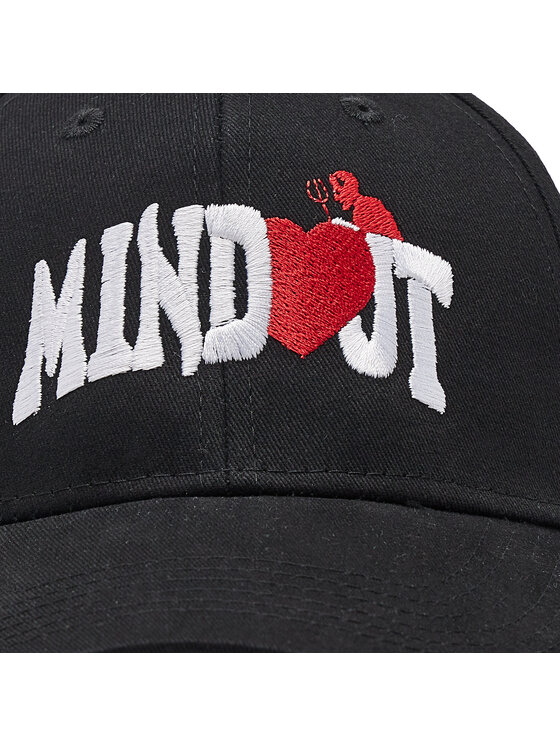 Mindout Mindout Бейсболка Heart 1F94-872D1 Чорний