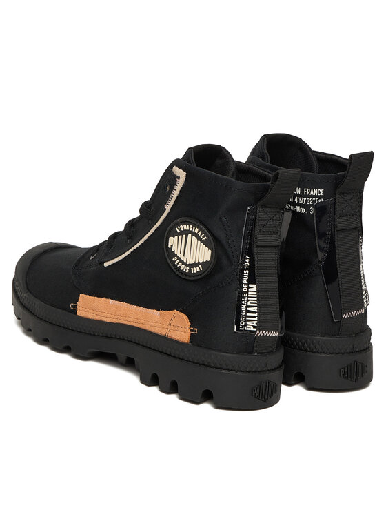 Palladium Palladium Turistická obuv Pampa Underlayer 99183-010-M Černá