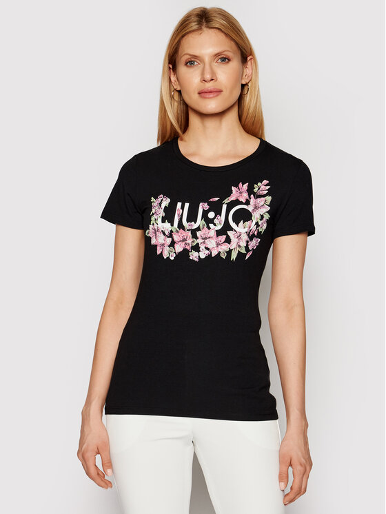 T-shirt WA1569 J0250 Nero Slim Fit