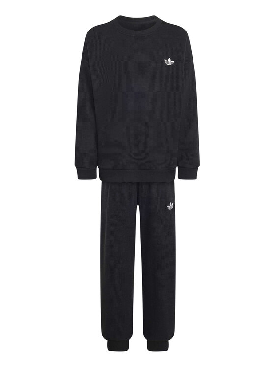 adidas adidas Dres Loose Sweat Jogger Set KT1768 Czarny Regular Fit