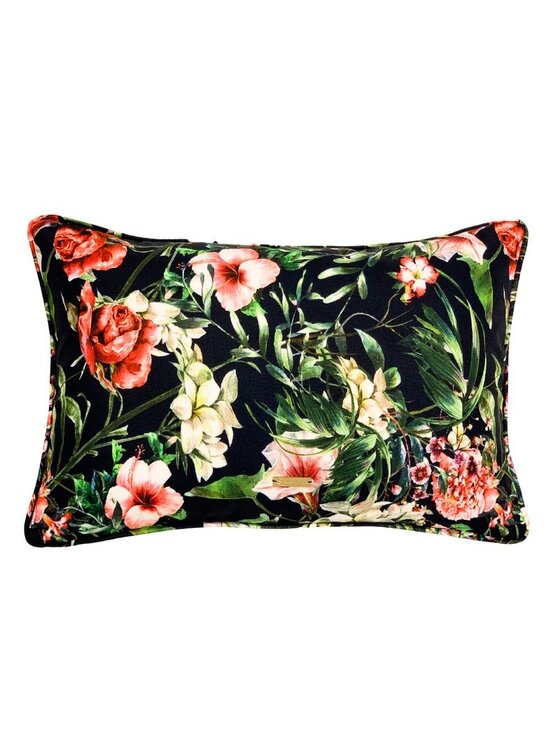 Sweet Living Sweet Living Poduszka Poduszka outdoor Flower SL Collection Basic Czarny