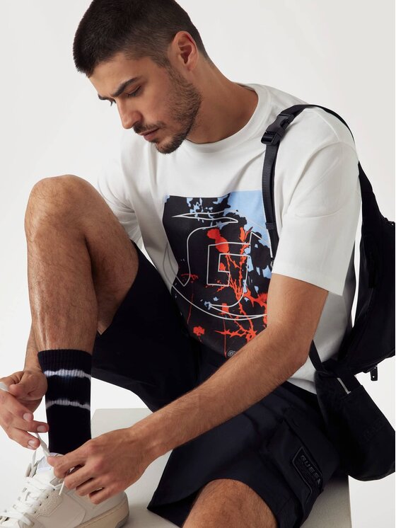 Guess Guess T-Shirt 175753 Biały Classic Fit