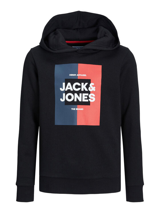 Jack & Jones Junior Jack & Jones Junior Bluza 12237105 Czarny Regular Fit