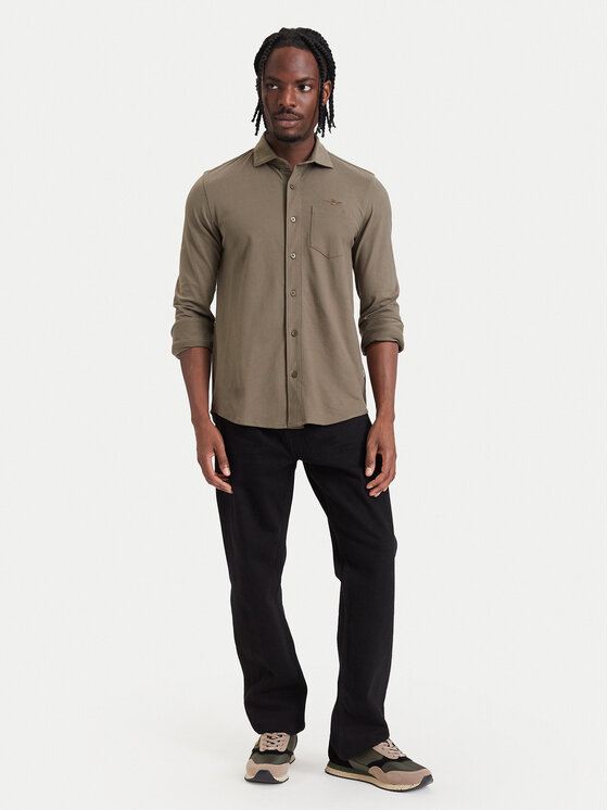 Aeronautica Militare Aeronautica Militare Πουκάμισο 262CA1313UP00408 Χακί Regular Fit