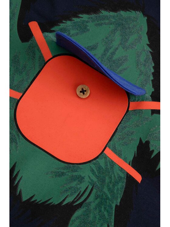 Coccodrillo Coccodrillo T-Shirt ZC5143102YBK-015 Granatowy Regular Fit