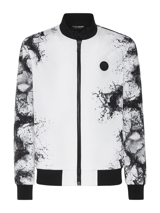 Plein Sport Plein Sport Bomber 353 Bianco Regular Fit
