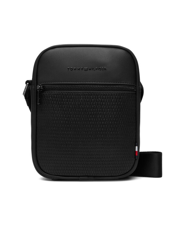 Tommy Hilfiger Tommy Hilfiger Τσαντάκι Th Woven Mini Reporter AM0AM14095 Μαύρο