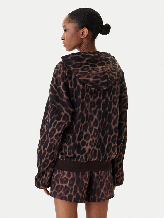 adidas adidas Džemperis Seasonal Essentials Leopard Print KH0293 Ruda Loose Fit