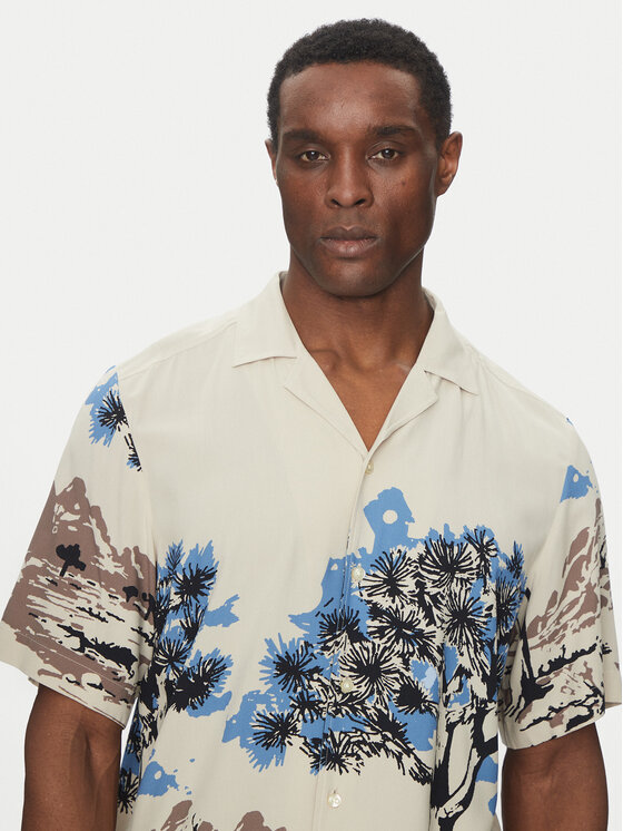 BOSS BOSS Särk 50538250 Beež Regular Fit