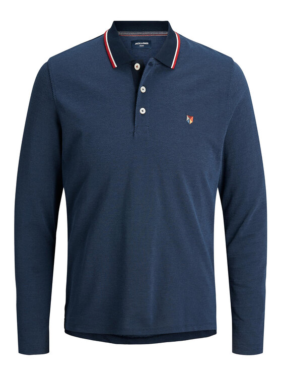 Jack&Jones Jack&Jones Pólóing 12174038 Sötétkék Regular Fit