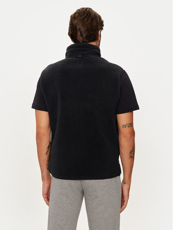 Napapijri Napapijri Γιλέκο Yupik NP0A4HZK Μαύρο Regular Fit