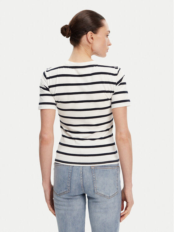 French Connection French Connection T-Shirt 76QZB Biały Regular Fit