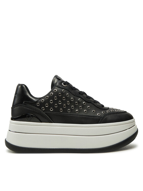 MICHAEL Michael Kors MICHAEL Michael Kors Sneakers Hayes Lace Up 43R5HAFS1L Negru