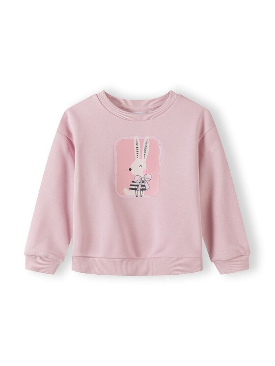 minoti minoti Bluza 30FLEECE106 Różowy Regular Fit
