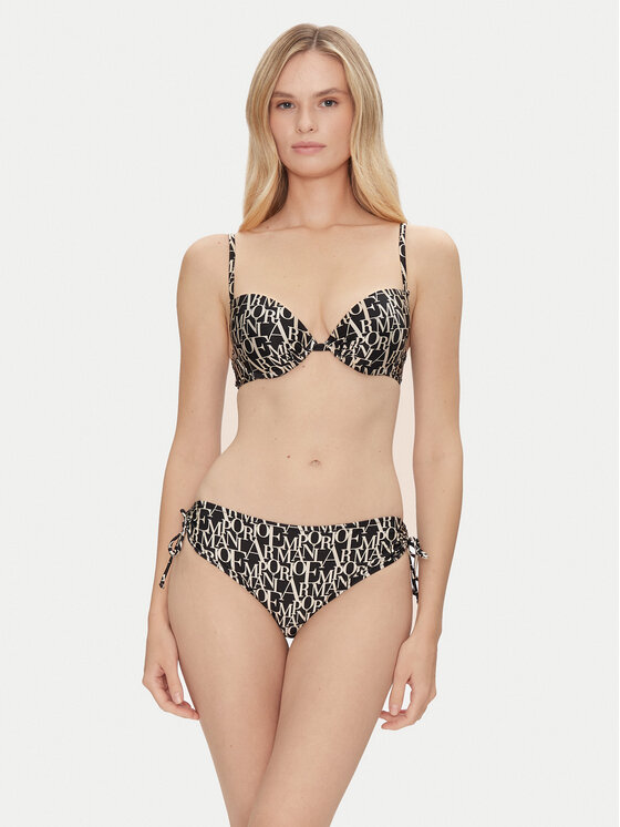 Dámské Plavky Emporio Armani, Velikost:M, Barva: Černá, EW000800 AF12190 FC125
