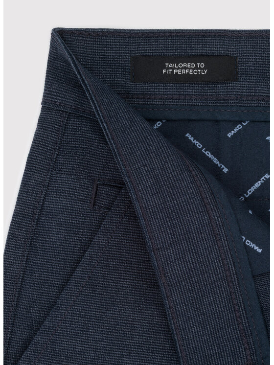 Pako Lorente Pako Lorente Spodnie materiałowe P25WF-WX-013 Granatowy Classic Fit