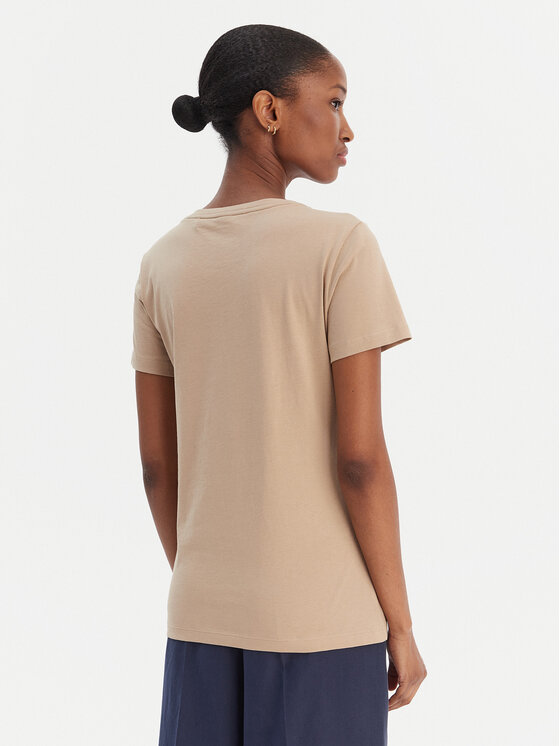 BOSS BOSS T-särk Elove 50554696 Pruun Regular Fit