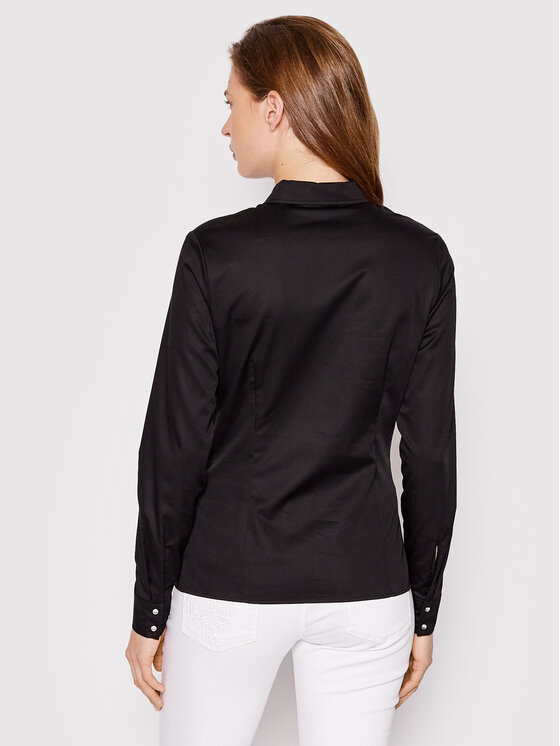 Guess Guess Camicia W2YH41 WAF10 Nero Slim Fit