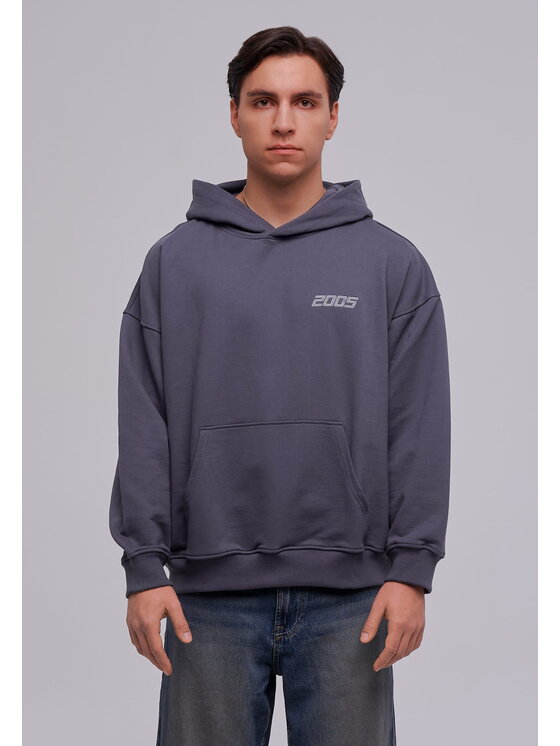 2005 2005 Mikina Basic Šedá Oversize
