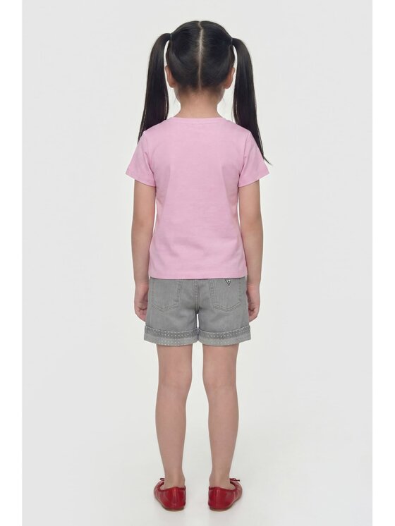 Guess Kids Guess Kids Tank top 180682 Różowy Classic Fit