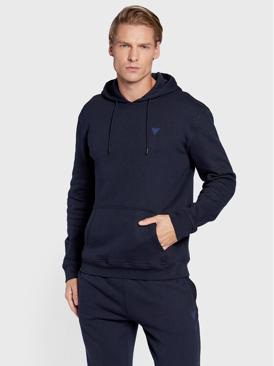 Guess Mikina Z2YQ29 K9V31 Tmavomodrá Regular Fit