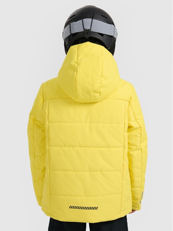 4F 4F Giacca da sci 4FJRAW25TTJAM1064-71S Giallo Regular Fit