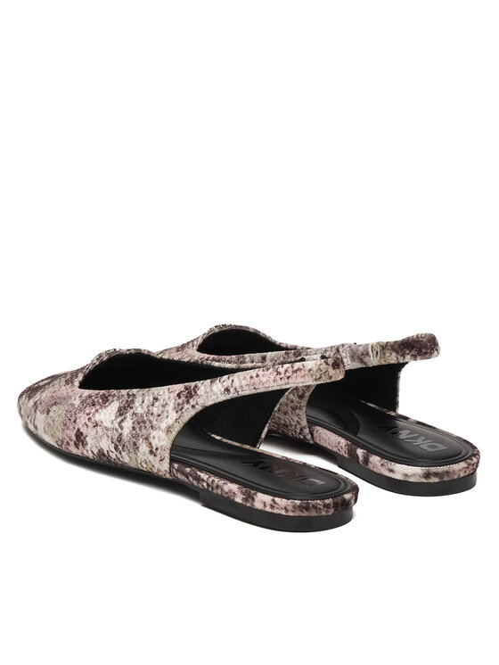 DKNY DKNY Baleriny Darrow Logo K1665915 Beżowy