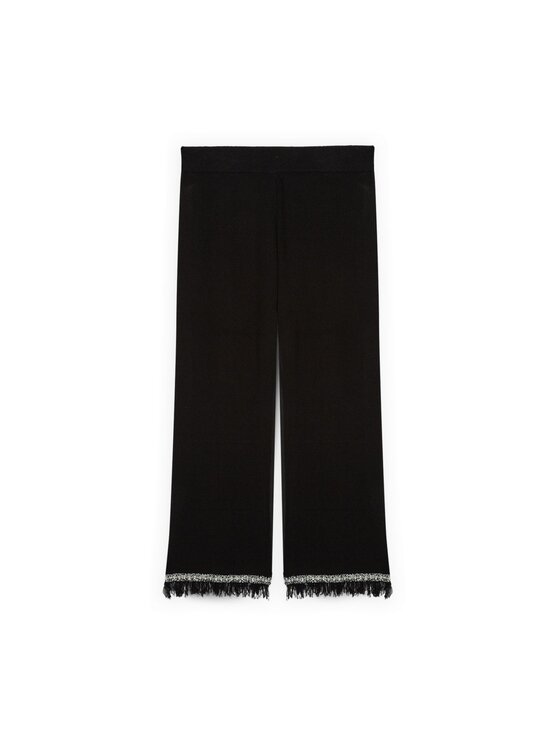 Fiorella Rubino Fiorella Rubino Pantaloni di tessuto P619L002271N033 Nero Flare Fit