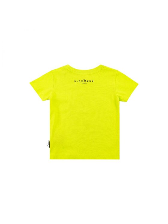 John Richmond John Richmond T-shirt rip24100ts_sw_lime Giallo Regular Fit