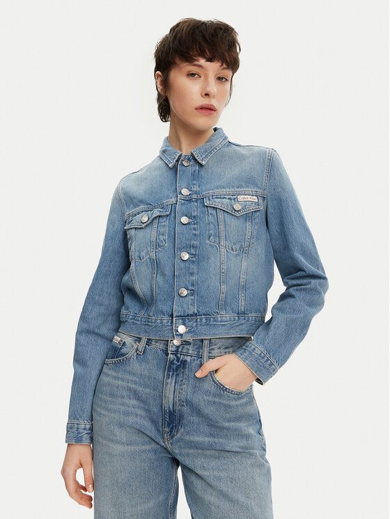 Calvin Klein Jeans Calvin Klein Jeans Farmer kabát 90's J20J225184 Kék Regular Fit
