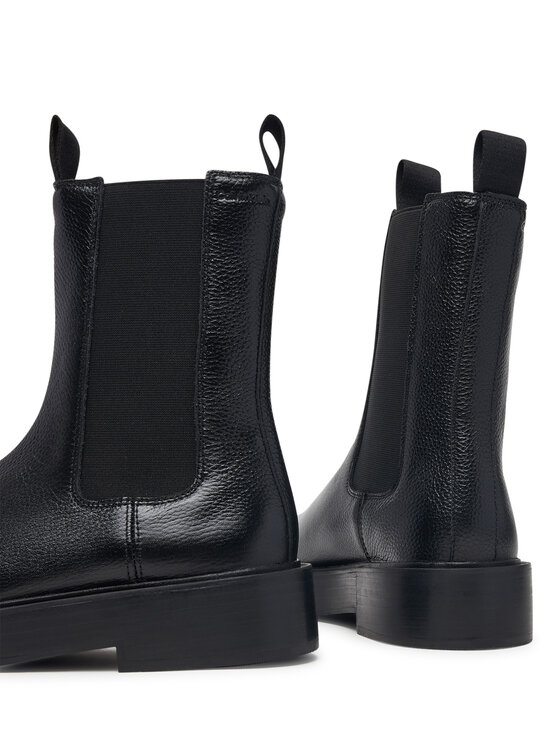 Calvin Klein Calvin Klein Klassische Stiefeletten Conc Welt Chelsea Boot Lth HW0HW03208 Schwarz