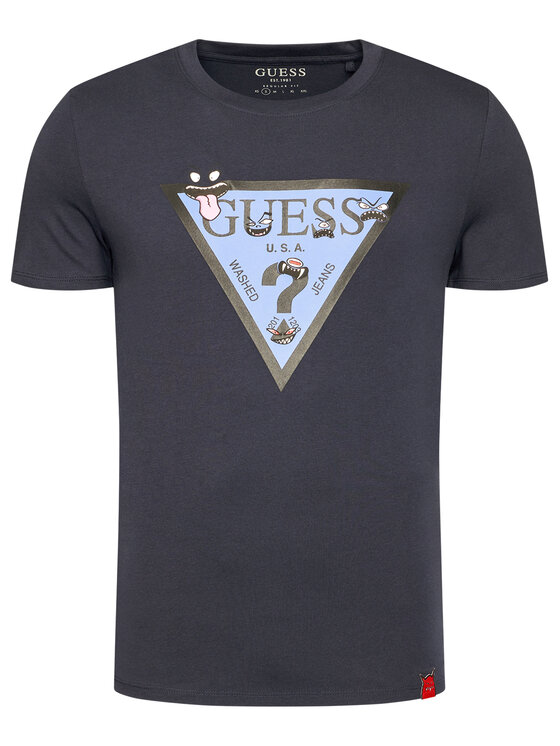 Guess Guess T-shirt Monster M0YI51 I3Z00 Bleu marine Regular Fit