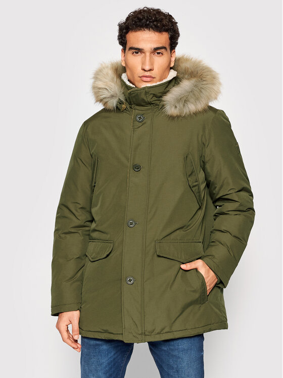 Wrangler Wrangler Parka Parka W4D0WXXIX 112141353 Zielony Regular Fit